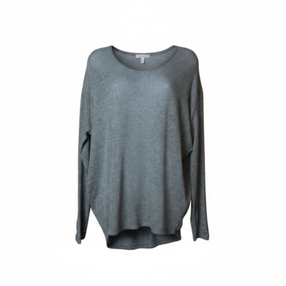Versona Gray Lightweight Long Sleeve Sweater Size Medium